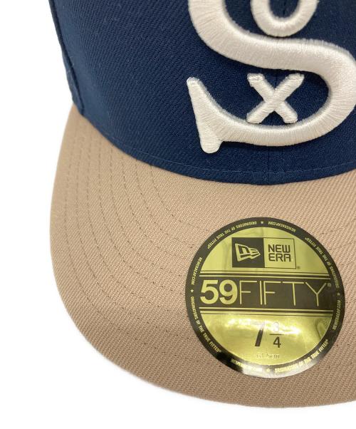 New Era（ニューエラ）New Era (ニューエラ) キャップ ネイビー×ベージュの古着・服飾アイテム