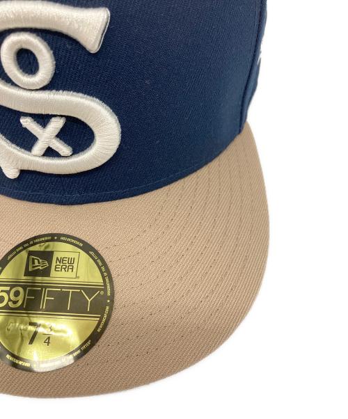 New Era（ニューエラ）New Era (ニューエラ) キャップ ネイビー×ベージュの古着・服飾アイテム