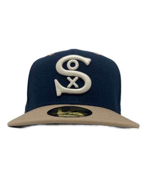 New Era（ニューエラ）New Era (ニューエラ) キャップ ネイビー×ベージュの古着・服飾アイテム