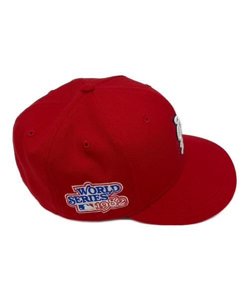 New Era（ニューエラ）New Era (ニューエラ) キャップ レッド×ホワイトの古着・服飾アイテム
