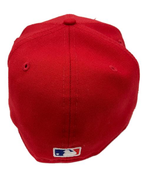 New Era（ニューエラ）New Era (ニューエラ) キャップ レッド×ホワイトの古着・服飾アイテム