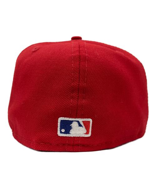New Era（ニューエラ）New Era (ニューエラ) キャップ レッド×ホワイトの古着・服飾アイテム