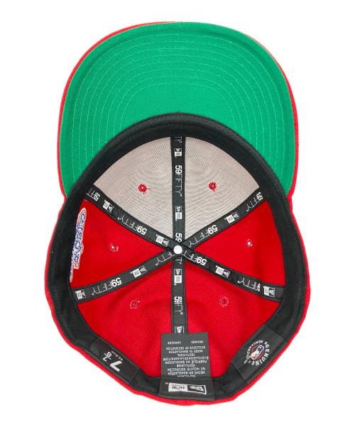New Era（ニューエラ）New Era (ニューエラ) キャップ レッド×ホワイトの古着・服飾アイテム