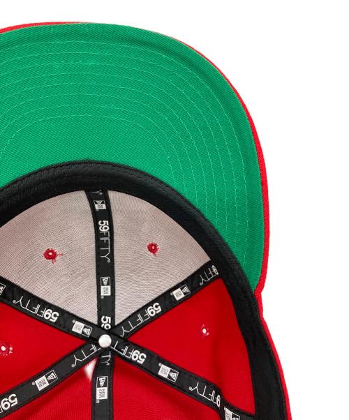 New Era（ニューエラ）New Era (ニューエラ) キャップ レッド×ホワイトの古着・服飾アイテム
