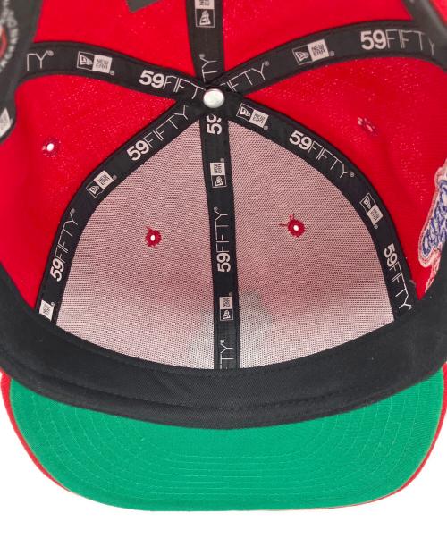New Era（ニューエラ）New Era (ニューエラ) キャップ レッド×ホワイトの古着・服飾アイテム