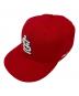New Era（ニューエラ）の古着「キャップ」｜レッド×ホワイト