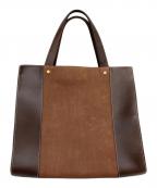 SOMESソメス）の古着「トートバッグ」｜ブラウン×モカ