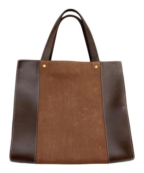 SOMES（ソメス）SOMES (ソメス) トートバッグ ブラウン×モカの古着・服飾アイテム
