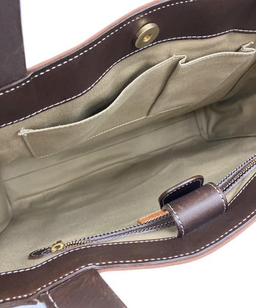 SOMES（ソメス）SOMES (ソメス) トートバッグ ブラウン×モカの古着・服飾アイテム