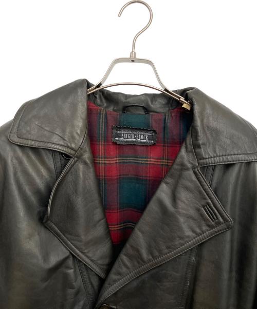 BRIGID BROCK（ブリジッド ブロック）BRIGID BROCK (ブリジッド ブロック) レザーコート サイズ:Lの古着・服飾アイテム