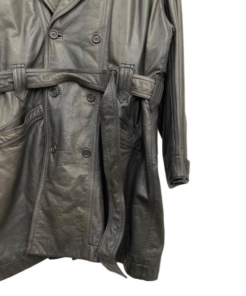 BRIGID BROCK（ブリジッド ブロック）BRIGID BROCK (ブリジッド ブロック) レザーコート サイズ:Lの古着・服飾アイテム