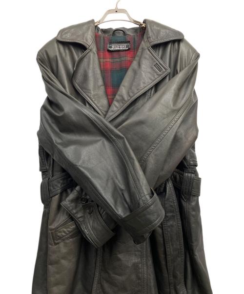 BRIGID BROCK（ブリジッド ブロック）BRIGID BROCK (ブリジッド ブロック) レザーコート サイズ:Lの古着・服飾アイテム