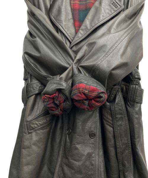BRIGID BROCK（ブリジッド ブロック）BRIGID BROCK (ブリジッド ブロック) レザーコート サイズ:Lの古着・服飾アイテム