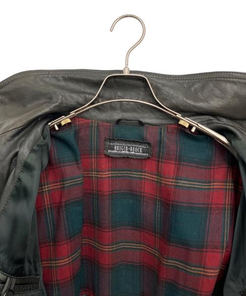 BRIGID BROCK（ブリジッド ブロック）BRIGID BROCK (ブリジッド ブロック) レザーコート サイズ:Lの古着・服飾アイテム