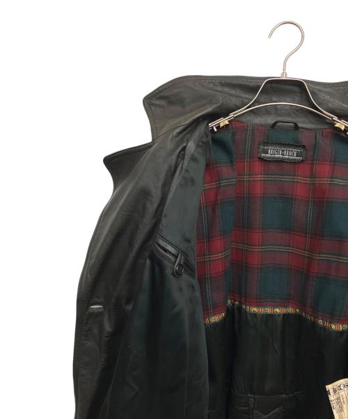 BRIGID BROCK（ブリジッド ブロック）BRIGID BROCK (ブリジッド ブロック) レザーコート サイズ:Lの古着・服飾アイテム