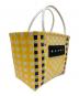MARNI (マルニ) カゴバッグ イエロー×ホワイト：10000円