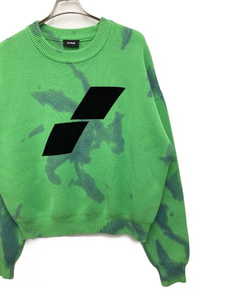 WE11DONE（ウェルダン）WE11DONE (ウェルダン) 厚手ニット グリーン サイズ:Sの古着・服飾アイテム