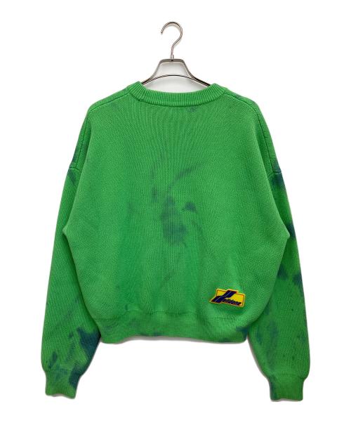 WE11DONE（ウェルダン）WE11DONE (ウェルダン) 厚手ニット グリーン サイズ:Sの古着・服飾アイテム