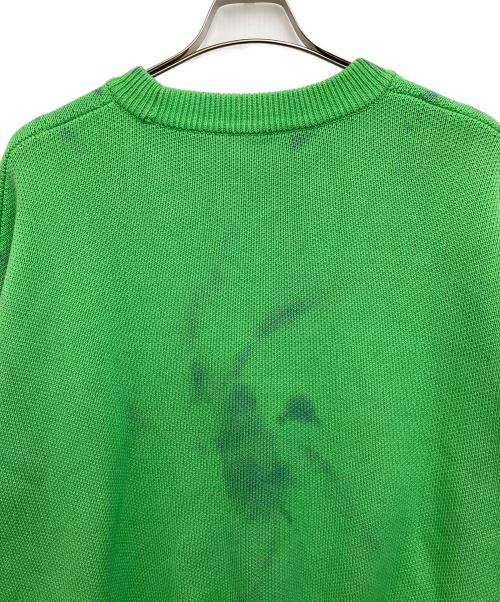 WE11DONE（ウェルダン）WE11DONE (ウェルダン) 厚手ニット グリーン サイズ:Sの古着・服飾アイテム