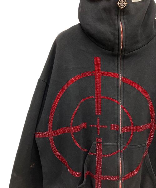 NAMED collective（ネームドコレクティブ）Named Collective (ネームドコレクティブ) ジップパーカー ブラック×レッド サイズ:XLの古着・服飾アイテム