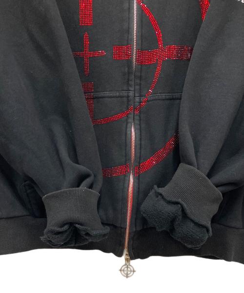 NAMED collective（ネームドコレクティブ）Named Collective (ネームドコレクティブ) ジップパーカー ブラック×レッド サイズ:XLの古着・服飾アイテム