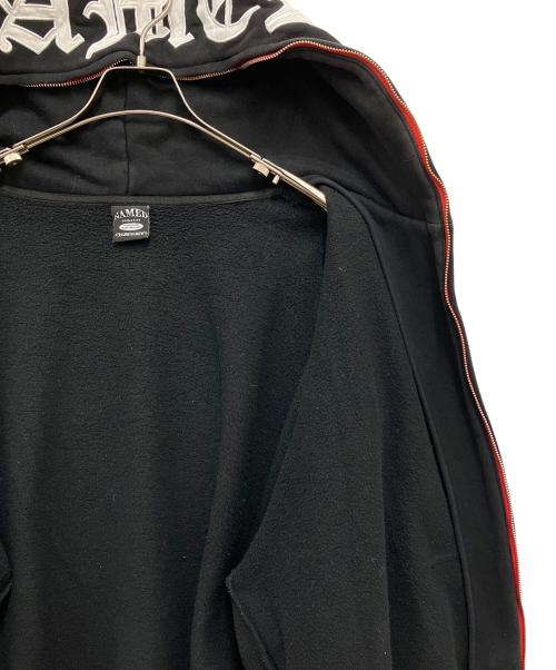 NAMED collective（ネームドコレクティブ）Named Collective (ネームドコレクティブ) ジップパーカー ブラック×レッド サイズ:XLの古着・服飾アイテム