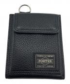PORTERポーター）の古着「CALM WALLET(カームウォレット) 2つ折り財布」｜ブラック