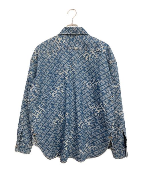 DIESEL（ディーゼル）DIESEL (ディーゼル) ブランディング ロゴ　D-ROXY CAMICIA インディゴ サイズ:XSの古着・服飾アイテム