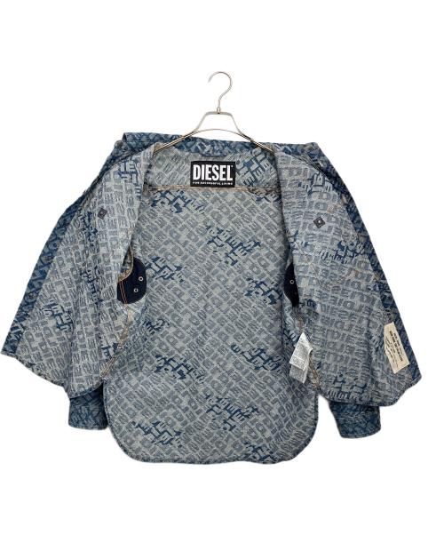 DIESEL（ディーゼル）DIESEL (ディーゼル) ブランディング ロゴ　D-ROXY CAMICIA インディゴ サイズ:XSの古着・服飾アイテム