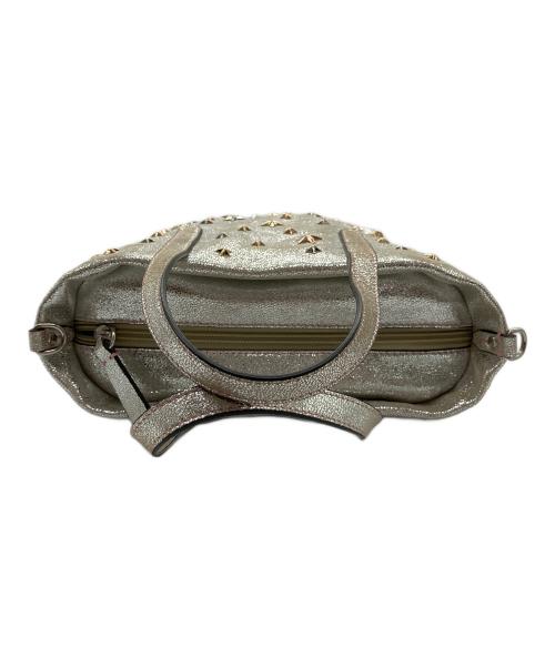 JIMMY CHOO（ジミーチュウ）JIMMY CHOO (ジミーチュウ) 2WAYバッグ シルバー×ピンクの古着・服飾アイテム