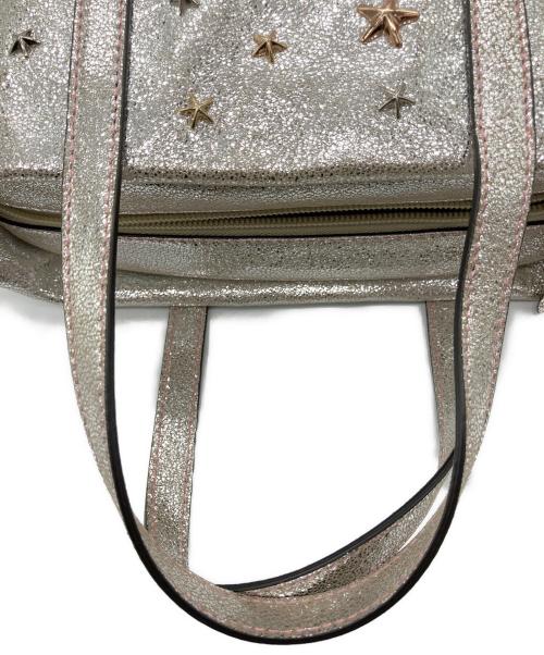 JIMMY CHOO（ジミーチュウ）JIMMY CHOO (ジミーチュウ) 2WAYバッグ シルバー×ピンクの古着・服飾アイテム