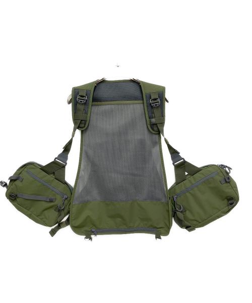 Abu Garcia（アブガルシア）Abu Garcia (アブガルシア) フィッシングベスト オリーブ サイズ:FREEの古着・服飾アイテム
