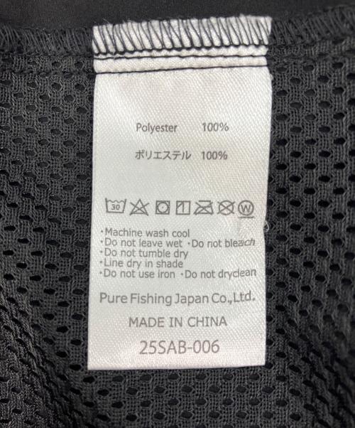 Abu Garcia（アブガルシア）Abu Garcia (アブガルシア) ウォーターレジスタント フィッシングアノラック ブラック サイズ:Mの古着・服飾アイテム