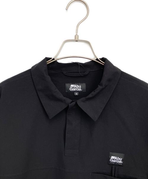 Abu Garcia（アブガルシア）Abu Garcia (アブガルシア) ウォーターレジスタント フィッシングポロ ブラック サイズ:Mの古着・服飾アイテム