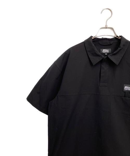 Abu Garcia（アブガルシア）Abu Garcia (アブガルシア) ウォーターレジスタント フィッシングポロ ブラック サイズ:Mの古着・服飾アイテム