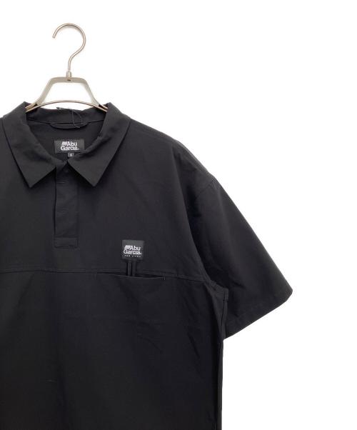 Abu Garcia（アブガルシア）Abu Garcia (アブガルシア) ウォーターレジスタント フィッシングポロ ブラック サイズ:Mの古着・服飾アイテム