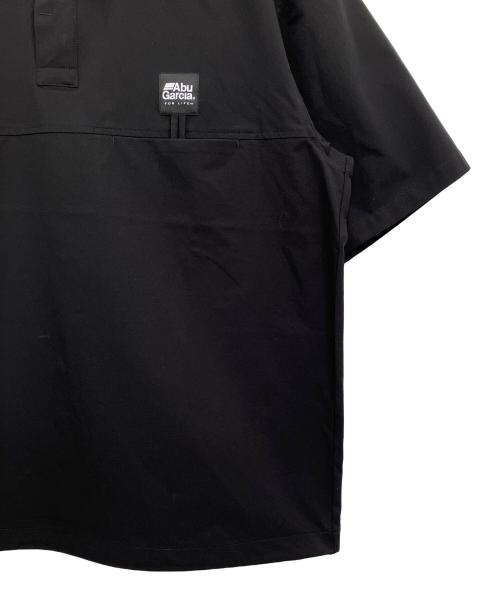 Abu Garcia（アブガルシア）Abu Garcia (アブガルシア) ウォーターレジスタント フィッシングポロ ブラック サイズ:Mの古着・服飾アイテム