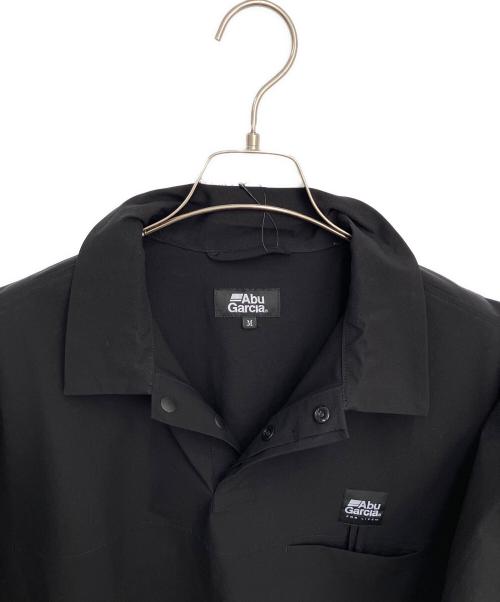 Abu Garcia（アブガルシア）Abu Garcia (アブガルシア) ウォーターレジスタント フィッシングポロ ブラック サイズ:Mの古着・服飾アイテム
