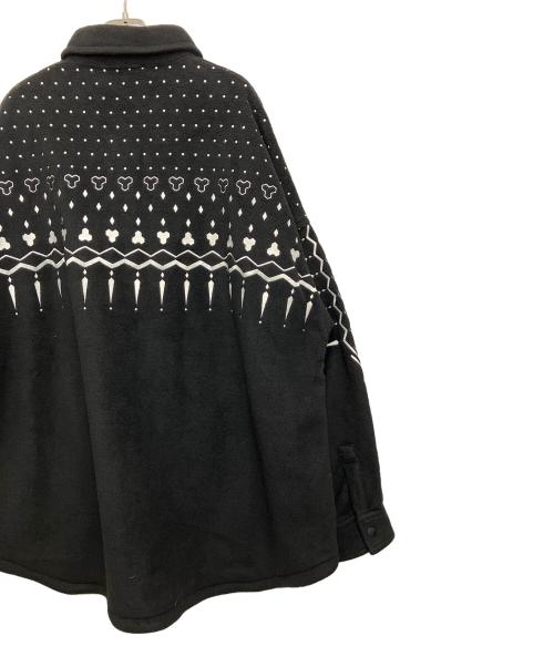 Onitsuka Tiger（オニツカタイガー）Onitsuka Tiger (オニツカタイガー) フリースジャケット ブラック×ホワイト サイズ:Lの古着・服飾アイテム