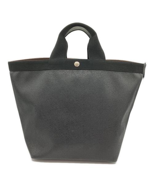 Herve Chapelier（エルベシャプリエ）Herve Chapelier (エルベシャプリエ) 舟形 レザーハンドバッグの古着・服飾アイテム