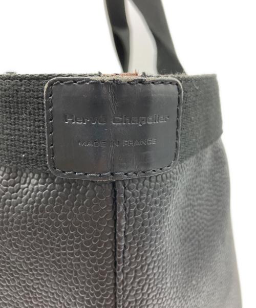 Herve Chapelier（エルベシャプリエ）Herve Chapelier (エルベシャプリエ) 舟形 レザーハンドバッグの古着・服飾アイテム