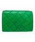 BOTTEGA VENETA（ボッテガベネタ）の古着「イントレチャート　3つ折り財布」｜グリーン