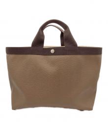 Herve Chapelier（エルベシャプリエ）の古着「ハンドバッグ」｜ブラウン