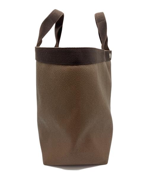 Herve Chapelier（エルベシャプリエ）Herve Chapelier (エルベシャプリエ) ハンドバッグ ブラウンの古着・服飾アイテム