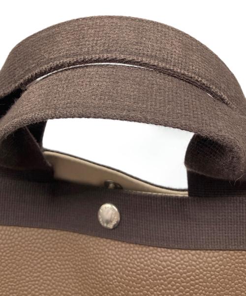 Herve Chapelier（エルベシャプリエ）Herve Chapelier (エルベシャプリエ) ハンドバッグ ブラウンの古着・服飾アイテム