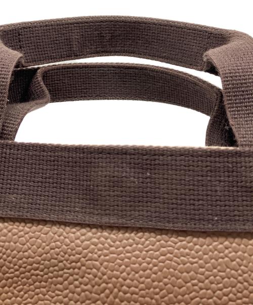 Herve Chapelier（エルベシャプリエ）Herve Chapelier (エルベシャプリエ) ハンドバッグ ブラウンの古着・服飾アイテム