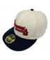 New Era（ニューエラ）の古着「キャップ」｜ブラック×ホワイト