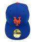 New Era (ニューエラ) キャップ ネイビー×オレンジ：4000円