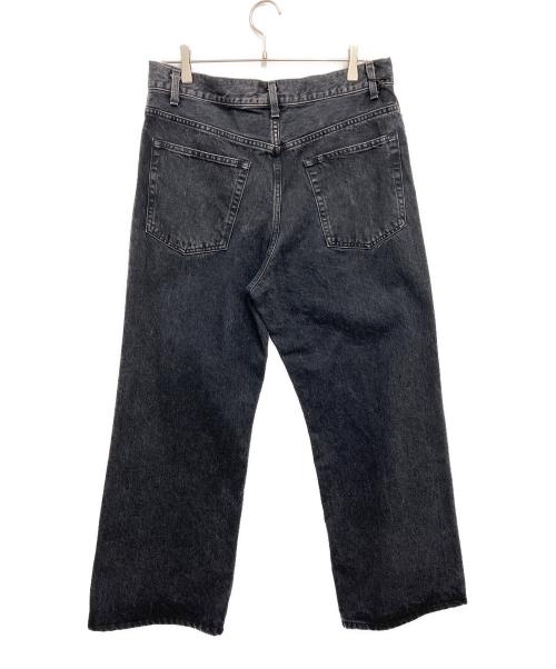 H BEAUTY&YOUTH（エイチ ビューティー&ユース）H BEAUTY&YOUTH (エイチ ビューティー&ユース) デニムフレア5Pパンツ ブラック サイズ:Lの古着・服飾アイテム