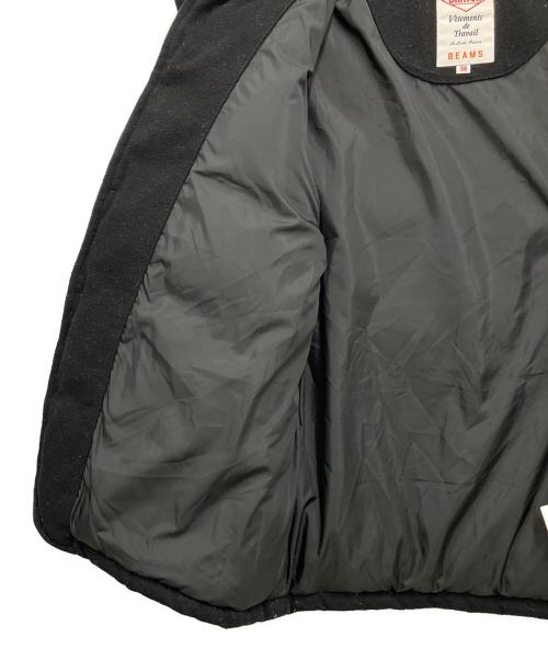 DANTON（ダントン）DANTON (ダントン) BEAMS (ビームス) ウールモッサダウンジャケット ブラック サイズ:Mの古着・服飾アイテム